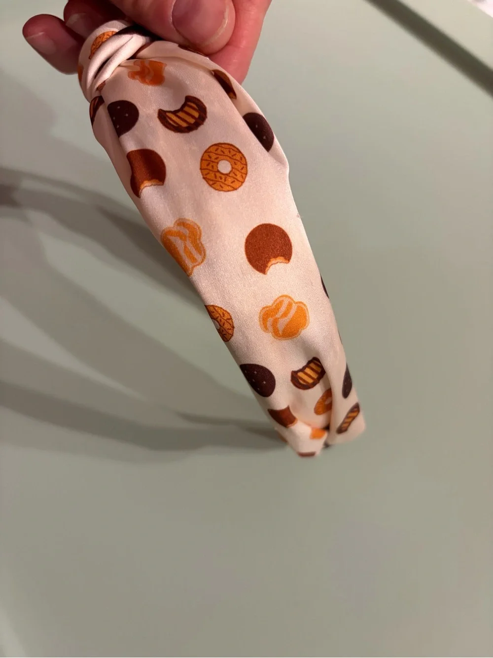 Girl Scouts Cookie Headband Print Silky Knotted Headband - Kids Size